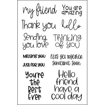 everyday4HSN Clear Stamp Set